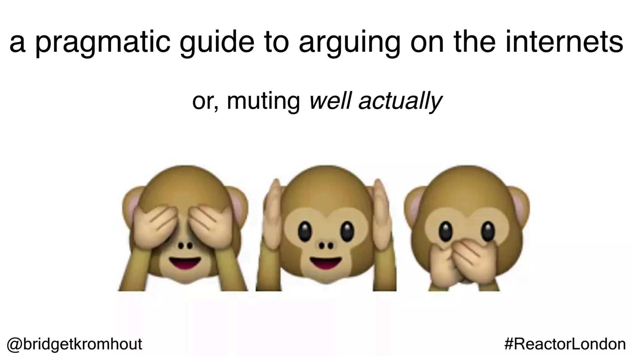 Livetweeting Tech Conferences - London Reactor