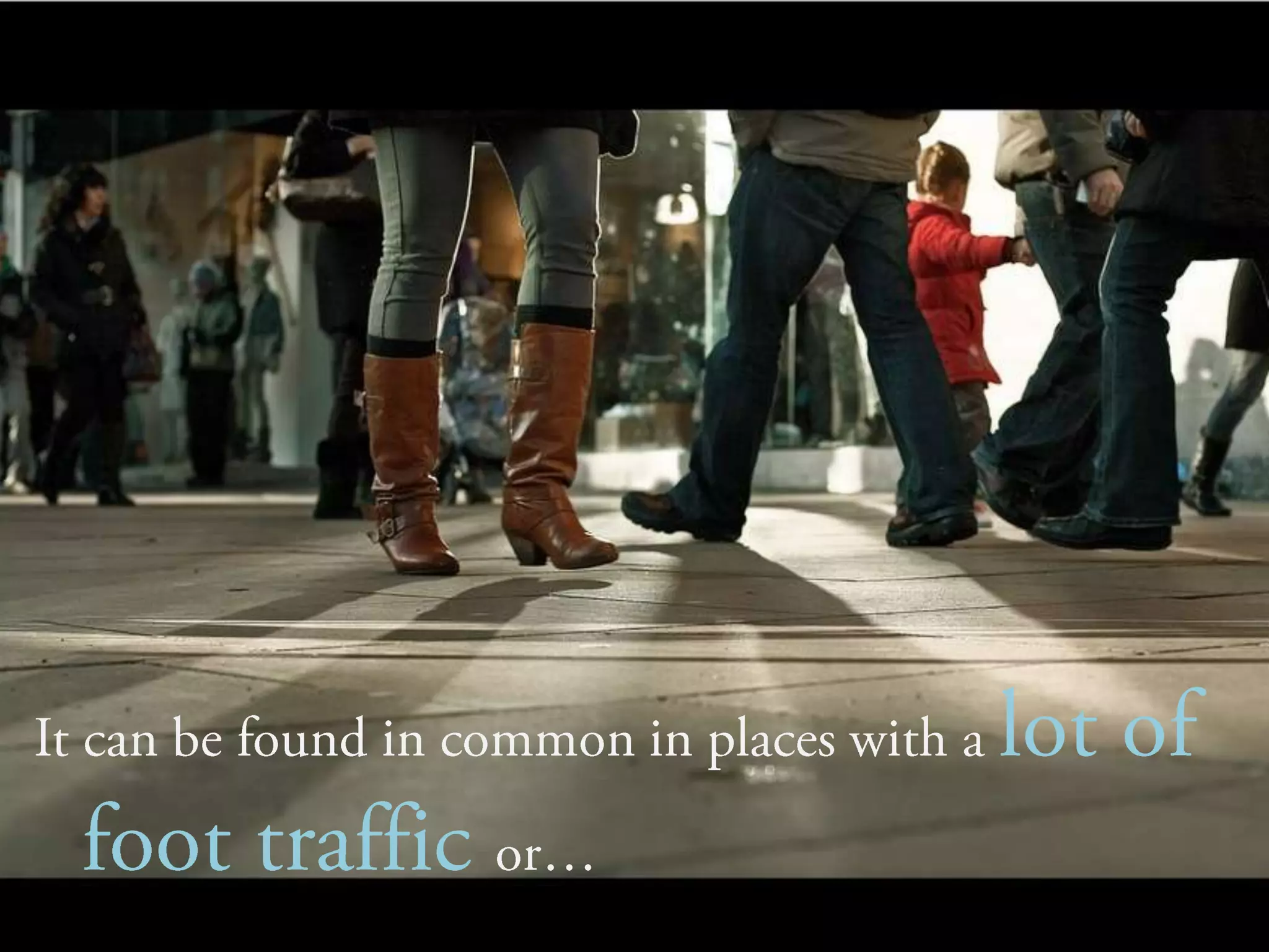 It can be found in common in places with a lot of foot traffic or…