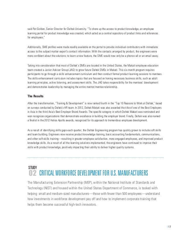 Bridging The Skills Gap 2012