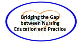 Bridging the Gap
between Nursing
Education and Practice
 