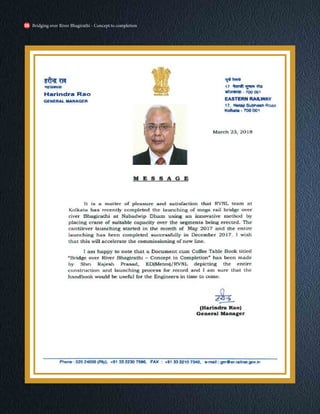 Bridging over River Bhagirathi - Concept to completion
06
 