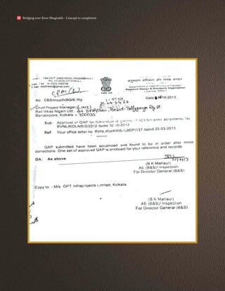 Bridging over River Bhagirathi - Concept to completion
32
 