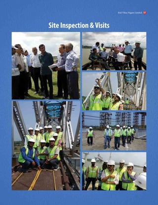 Site Inspection &Visits
Rail Vikas Nigam Limited 57
 