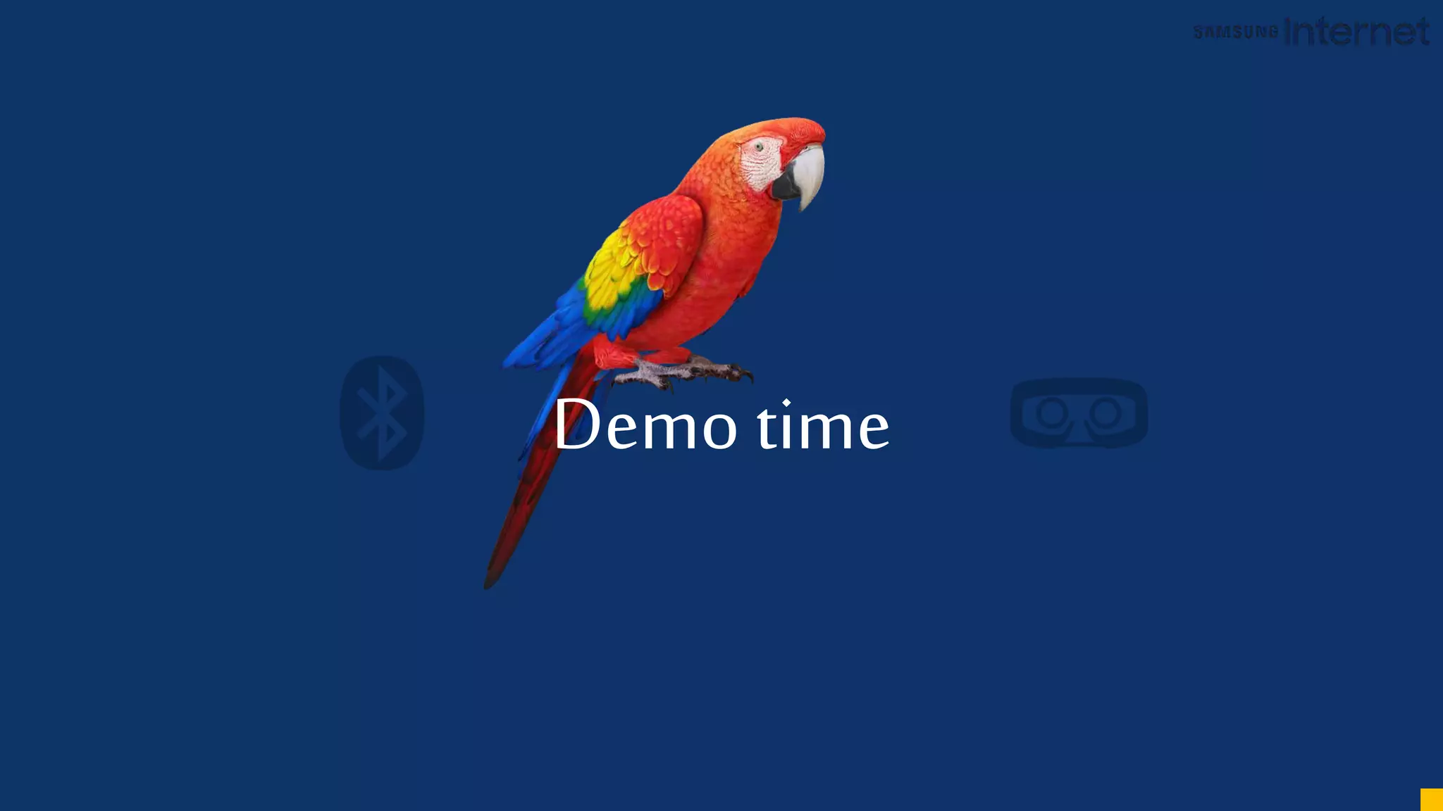 Demo time
 