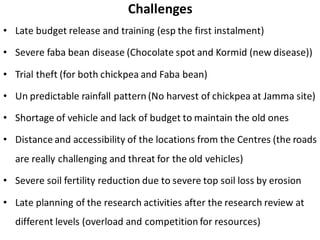 ARARI report on N2Africa Bridging Year Progress in Ethiopia (2013) 