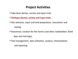 ARARI report on N2Africa Bridging Year Progress in Ethiopia (2013) 