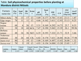 EIAR progress report on N2Africa bridging year in Ethiopia (2013)