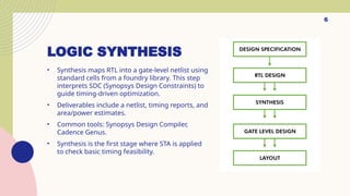 Bridging RTL to Silicon.pptxbffhjvdcvhxd | PPTX