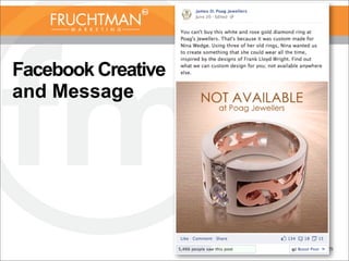 Synergize Your Online Platform
Facebook Creative
and Message
 