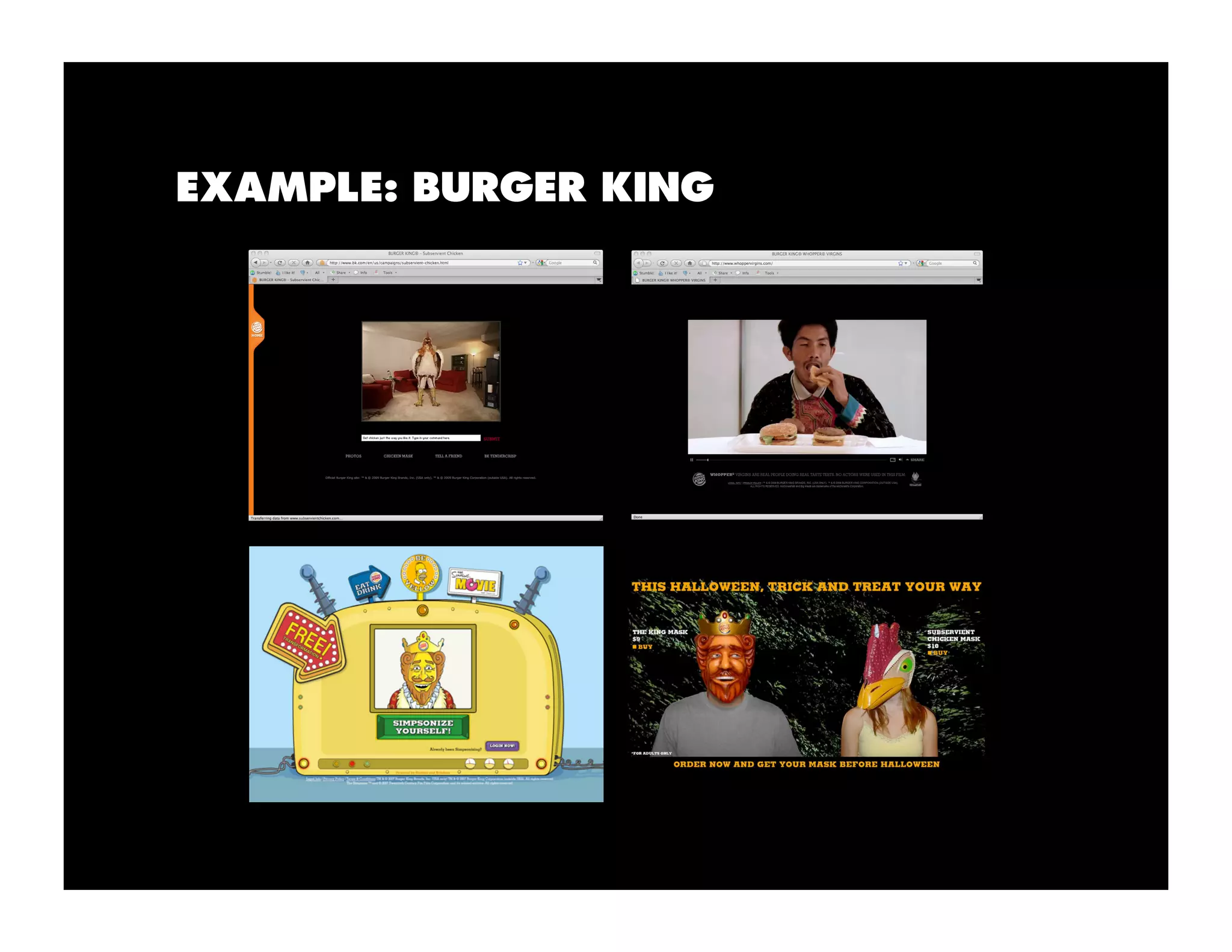 EXAMPLE: BURGER KING
 