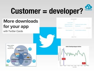 Customer = developer?
 