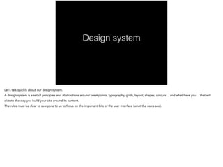 Bridging the gap between designers and developers at theguardian.com