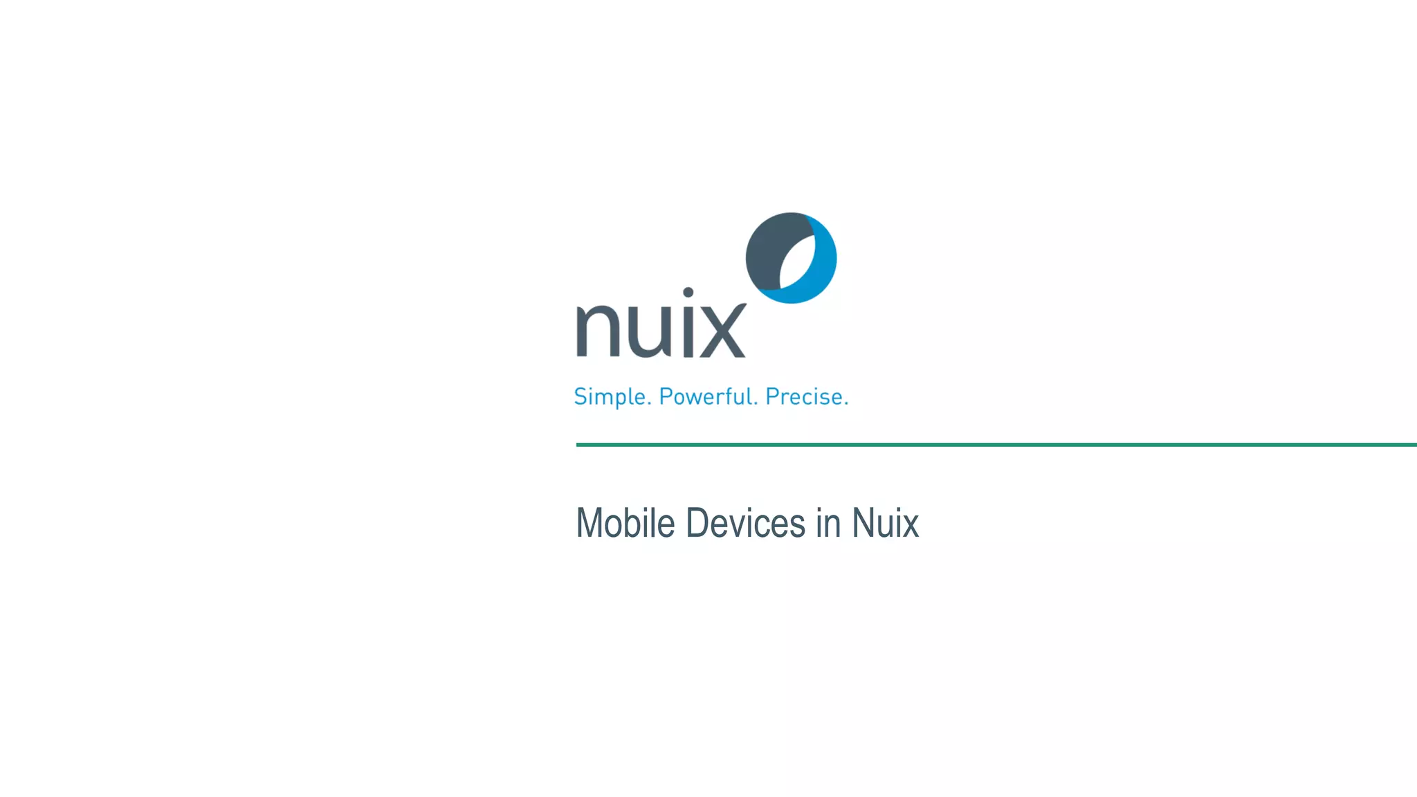 Mobile Devices in Nuix
 