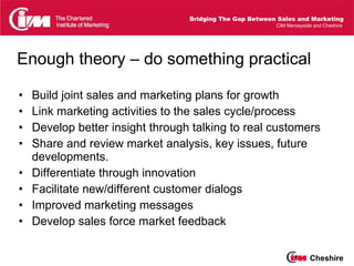 Bridging The Gap Between Sales And Marketing | PPT