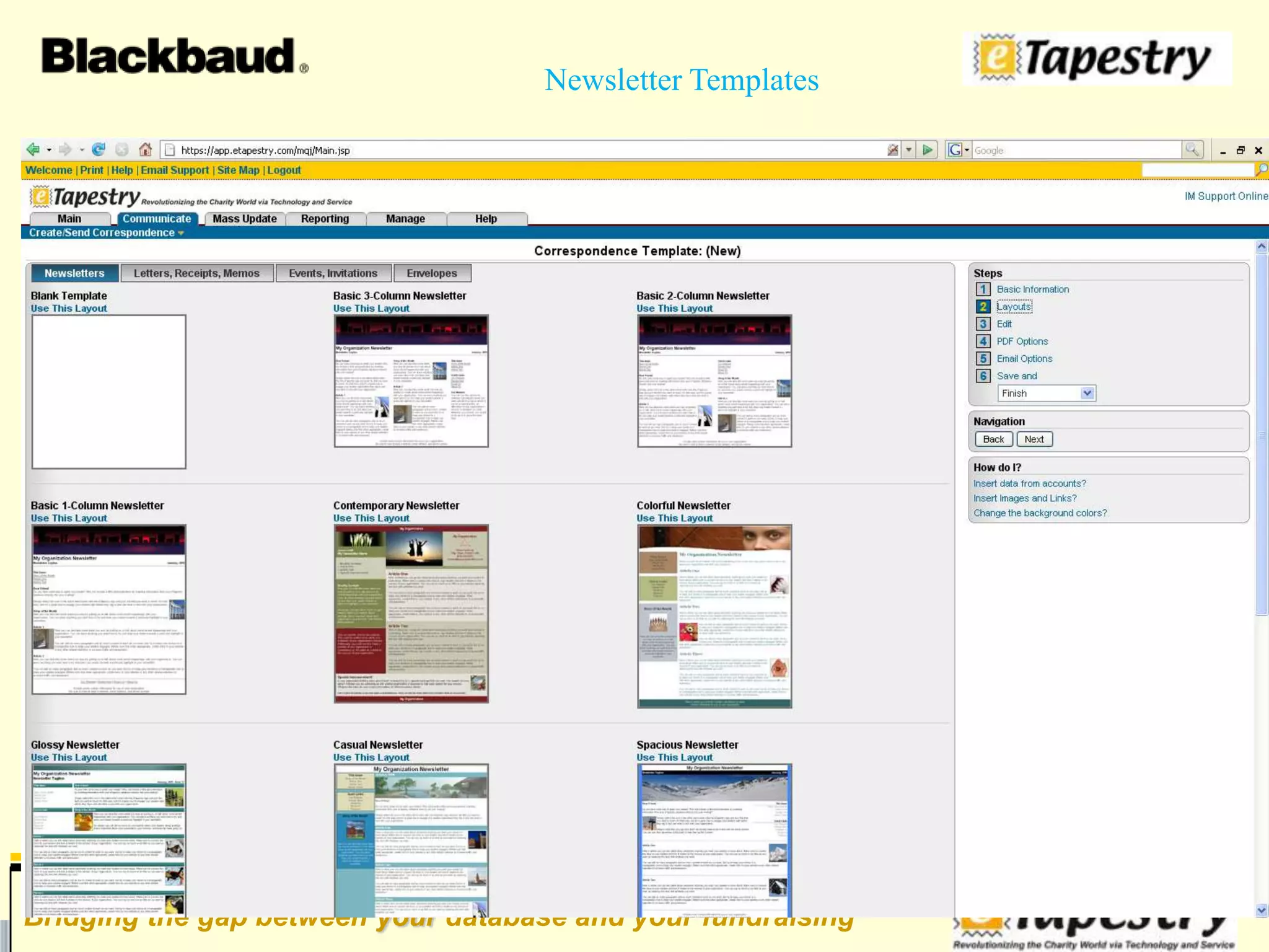  Envision growth and future needsThe Basics…Know your ResourcesTimeMoneyStaffTechnologyExpertise