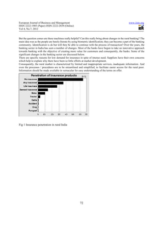Bridging the gap in rural market a study on technology use by banking ...
