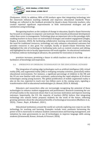 Bridging Theory and Practice AI Applications in Learning and Teaching ...
