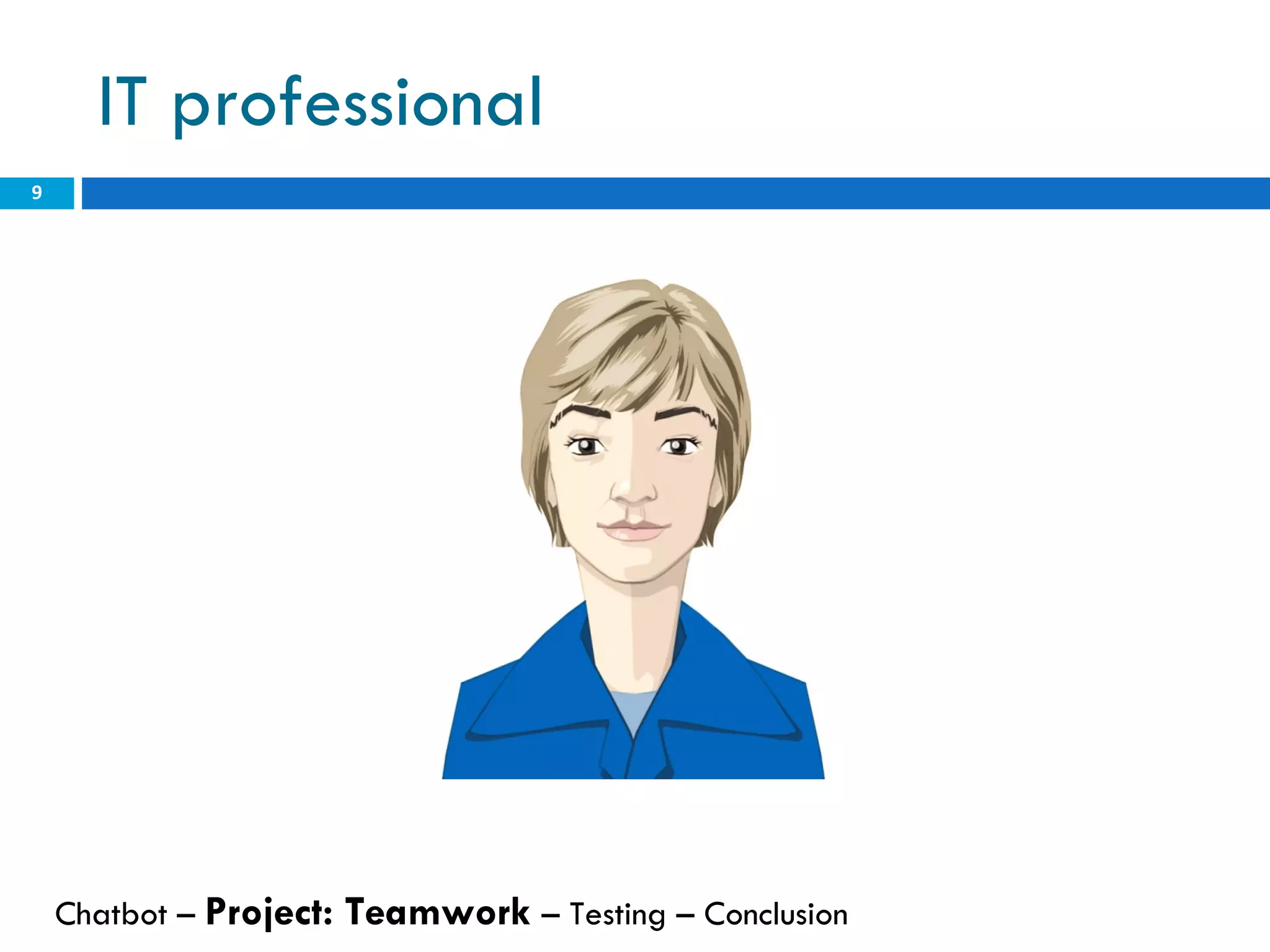 IT professional Chatbot –  Project: Teamwork  – Testing – Conclusion  