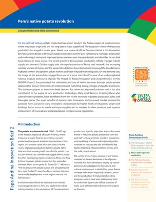 Peru’s native potato revolution | PDF