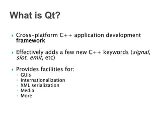 A Brief Introduction to the Qt Application Framework | PDF ...