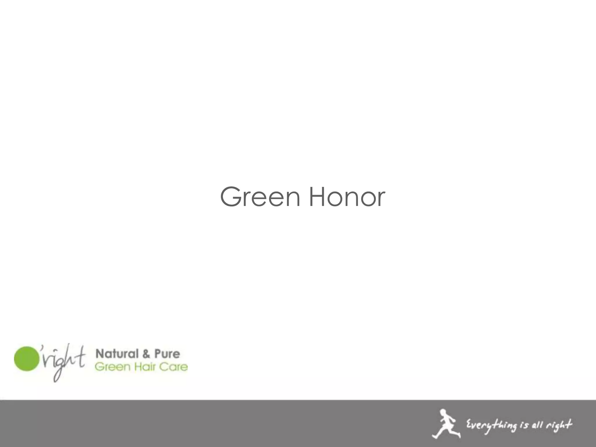 活動提案
Green Honor
 