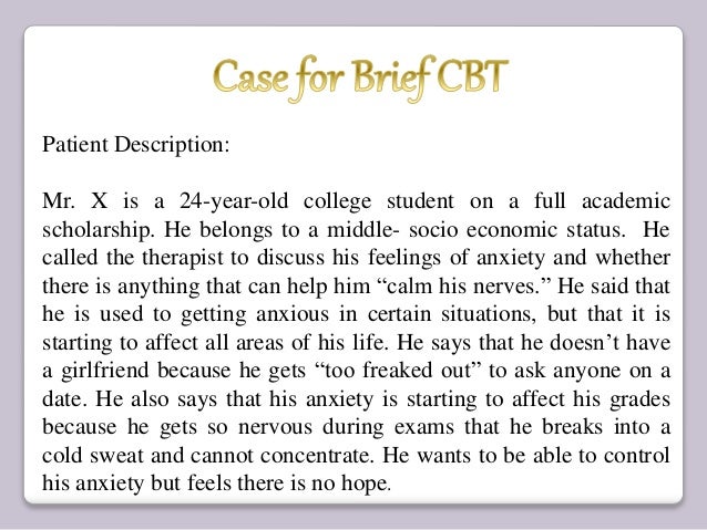 case study example cbt