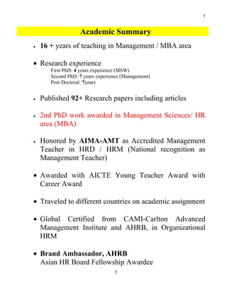 Mm Bagali Cv Bio Data Hrm Hrd Hr Dean Professor Doc