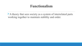 Brief Definitions Of key Sociology Topics | PPTX