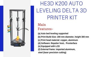 Brief Explanation Of Top 5 Affordable 3D Printers From He3D | PPT