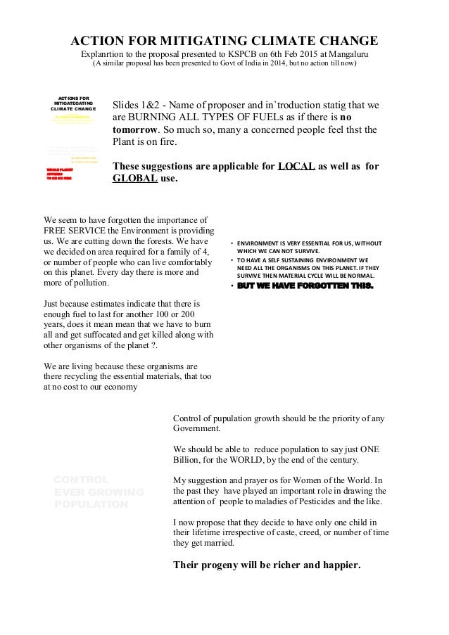 Brief explanation on the presentation