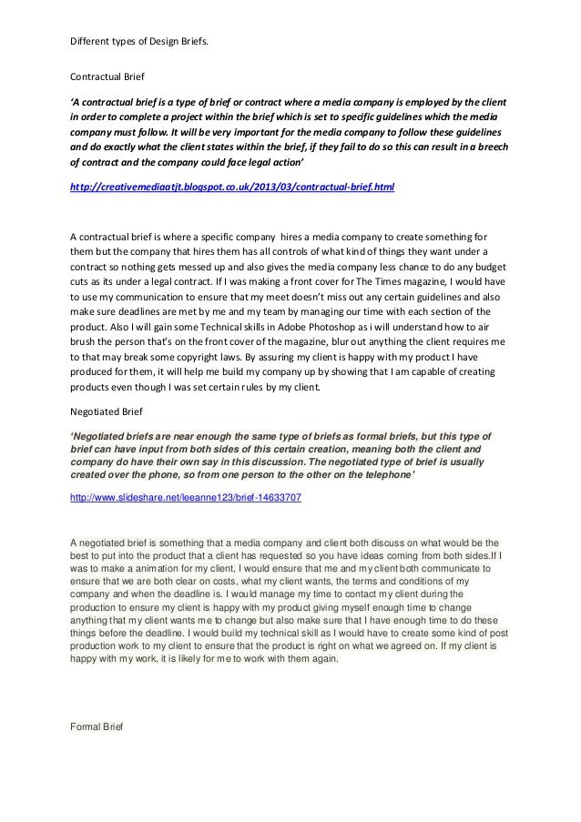 brief explantion executive summary example template