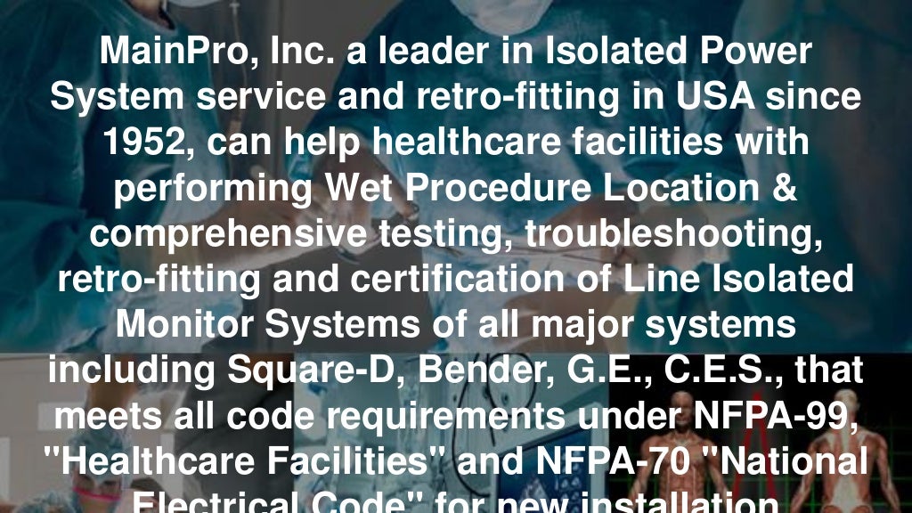 Brief guide on wet procedure location