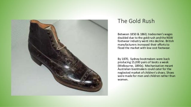 history of footwear industry