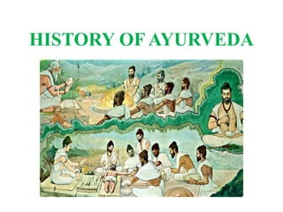 HISTORY OF AYURVEDA
 