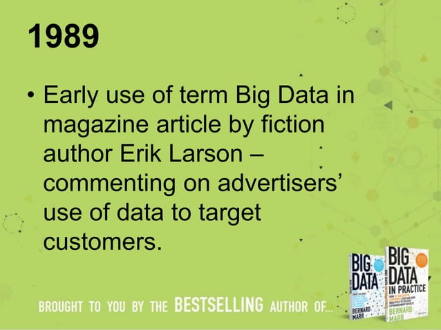 A Brief History Of Big Data