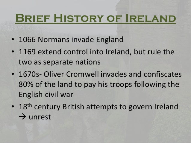 Brief history of ireland