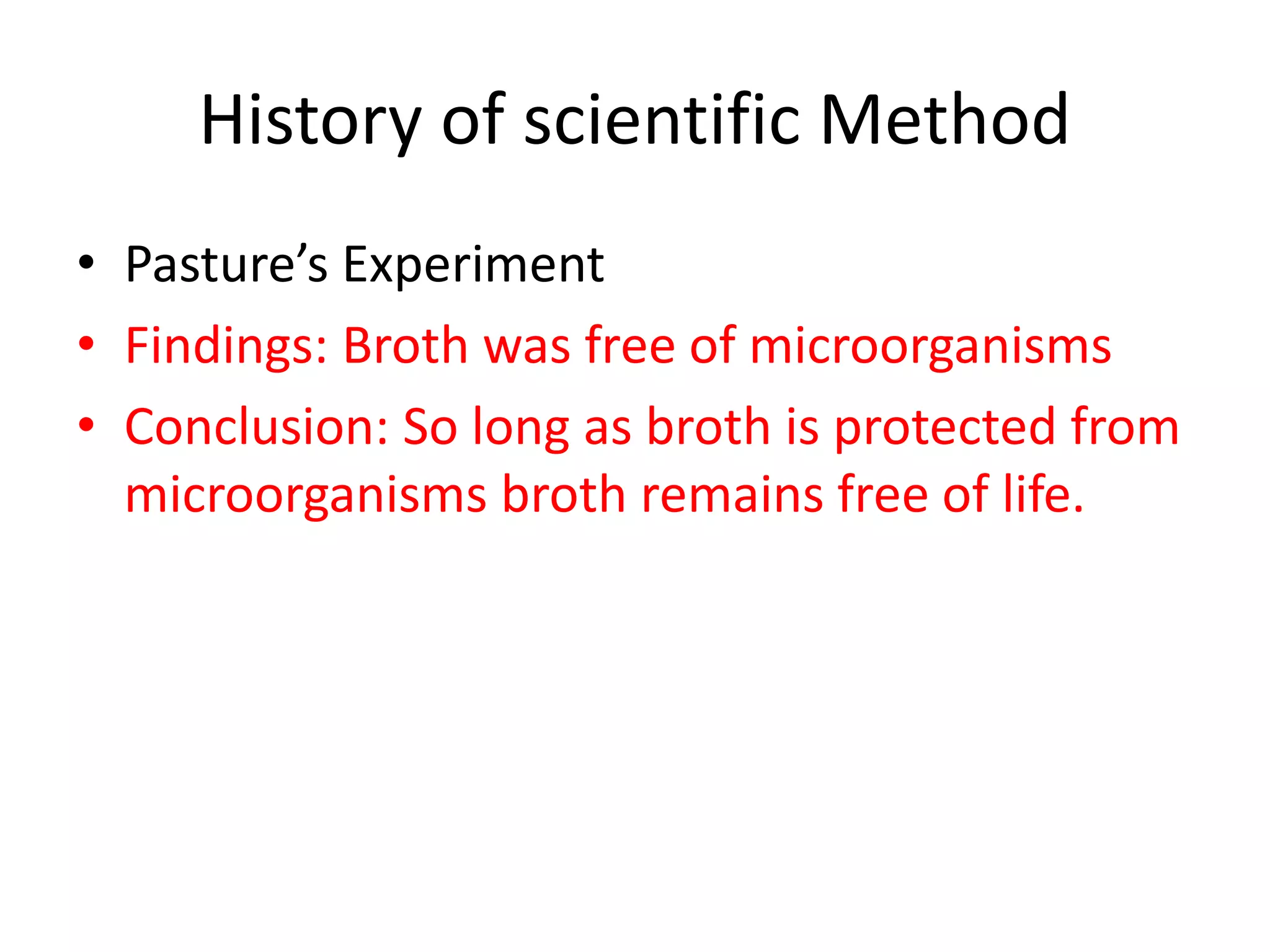 Brief History of Scientific Methods | PPTX