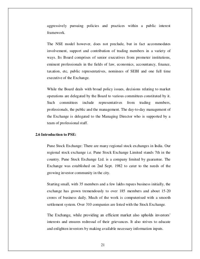 Brief History Of Stock Exchange In India