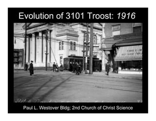 Evolution of 3101 Troost: 1916




 Paul L. Westover Bldg; 2nd Church of Christ Science
 