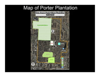 Map of Porter Plantation
 