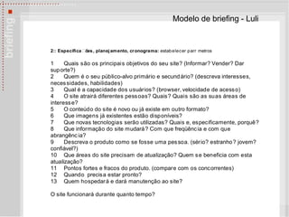 Modelo de briefing - Luli  