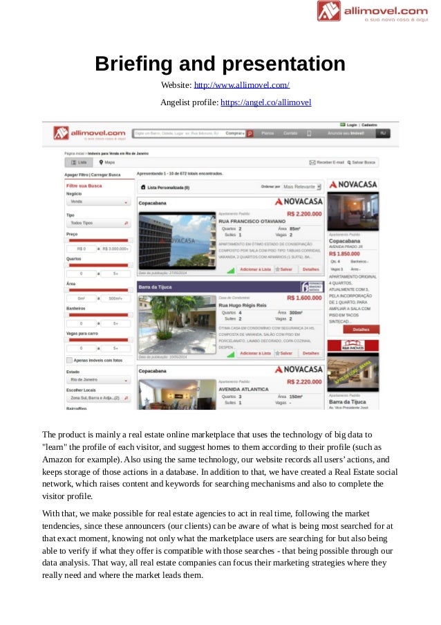 Briefing and presentation