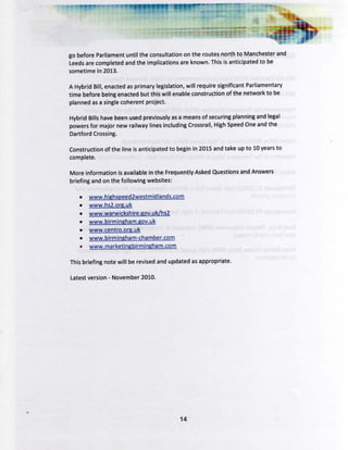 Briefing document