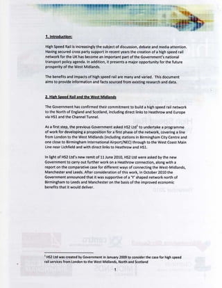Briefing document