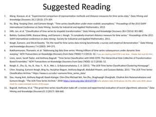 UCR Time series classification Archives | PPTX