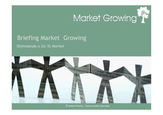 Briefing Market Growing
Otimizando o Go To Market
© Market Growing – Todos os direitos reservados.
 