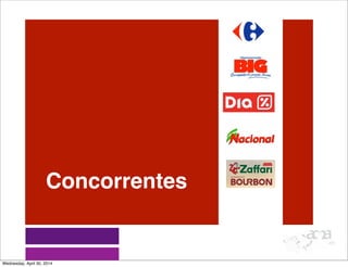 Concorrentes
Wednesday, April 30, 2014
 