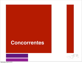 Concorrentes
Wednesday, April 30, 2014
 