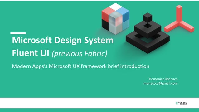 Brief introduction Fluent UI Microsoft Design System | PPT