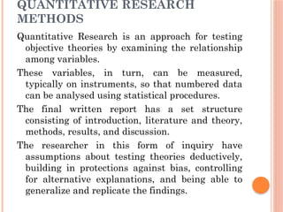 Brief Introduction of Research in short ok | PPTX